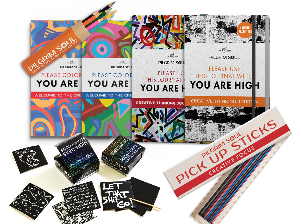 The Complete Pilgrim Soul Bundle (Journal 1&2 + Color 2&3 + Sticks + N Pilgrim Soul Creative