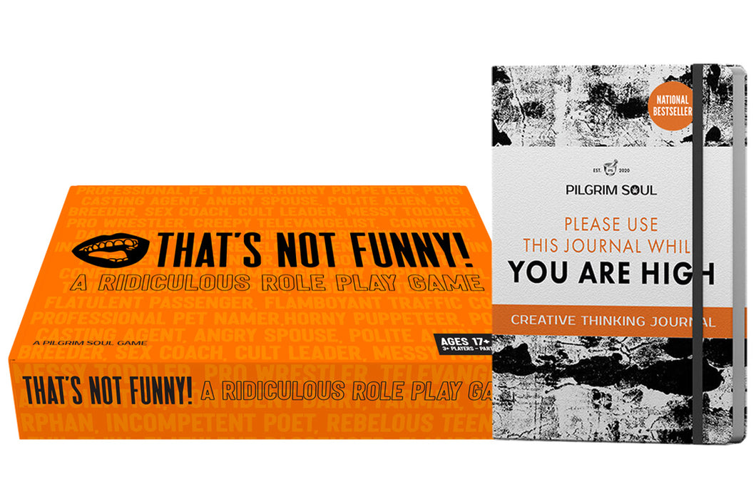 Laughter & Creative Journal Bundle (That's Not Funny + Original Journal)