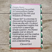 Load image into Gallery viewer, Clever Girl Conversation Cards
