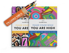Load image into Gallery viewer, Adult Coloring Book Bundle w/ Pencils  (Vol 1 + Vol 2 + Pencils)