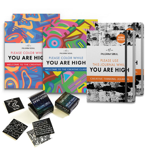 Creative High-Dea Bundle (Original Journal + Notes + Pencils) — PILGRIM  SOUL CREATIVE