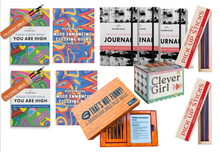 Load image into Gallery viewer, The Whole Family Bundle (Journal V1 (All Ages) ,V2 + Color V1,V2,V3 + 2 Pencils + 2 Sticks+Clever Girl+That's Not Funny)
