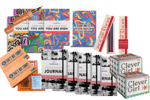 Load image into Gallery viewer, Black Friday Mega Bundle (5x Journal V1, 3x Color Book V2,V3, 5x Pencils, 3x Sticks, 2x Thats Not Funny, 2x Clever Girl))
